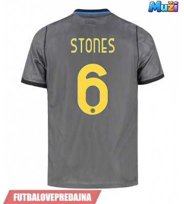 Lacne Muži Futbalové dres Inter Milan John Stones #6 2026-27 Krátky Rukáv - Tretina